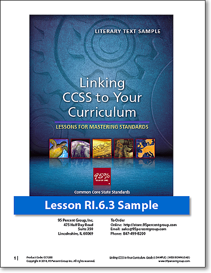 CCSS Grade 6 Sample