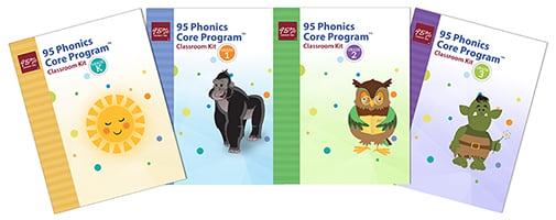 95 Phonics Core Program K-3 covers